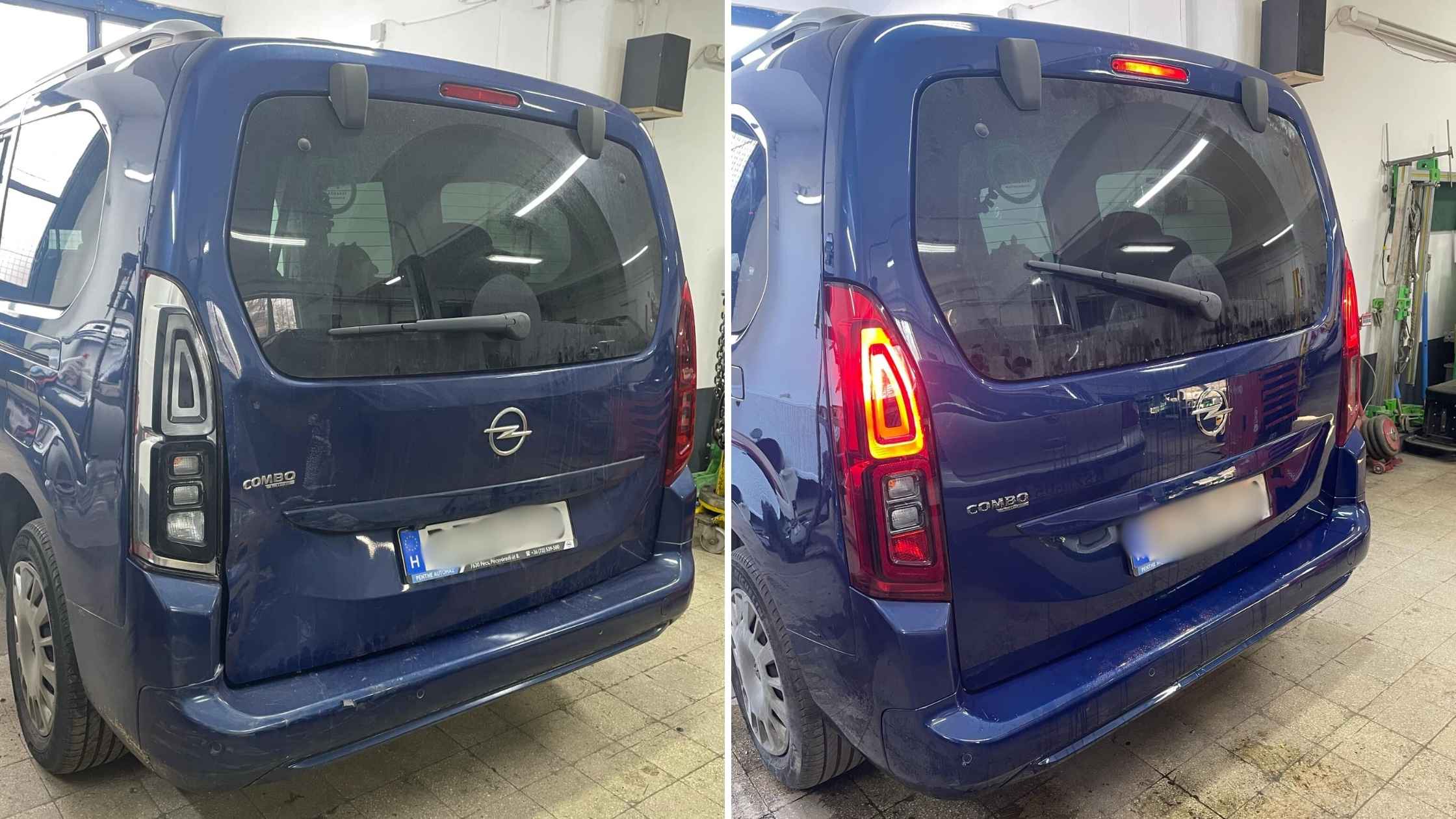 Opel Combo: Egy hátsó sérülés teljes helyreállítása
